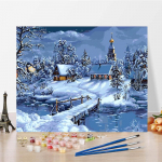 Kodukaunistus L&otilde;uendikunst DIY Maalimine numbrite j&auml;rgi Digitaalne &otilde;limaal Numbrid &otilde;limaal 40x50cm no frame