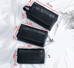 T&uuml;drukute tualett-tarvete kosmeetikakott meigikottide jaoks, must v&otilde;rgust reisija naistele, naistele Neceseri tualett-tarvete pesukomplekt Organiseerimiskoti kott S must