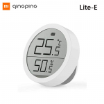 XIAOMI Qingpingi temperatuuri niiskusandur Lite E andmesalvestus E-Link LCD-ekraaniga termomeeter H&uuml;gromeeter Seinale paigaldatav kontor Kodu Beebi valge