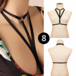 Uus Pentagrami v&ouml;&ouml; Sexy Ladies naiste keharakmed rinnahoidja rinnahoidja Bondage pesu rinnahoidja gooti stiilis sukapaela rihmahoidjad, rakmed naistepesu 8