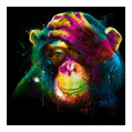DIY 3D teemantmaal, v&auml;rviline gorilla tikandid, ristpistega k&auml;sit&ouml;&ouml;na kodukaunistus Full Round 20x20CM