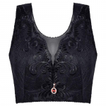 Seksikad Push Up rinnahoidjad naiste suures suuruses rinnahoidja 34-52 CDE Cup, &otilde;huke juhtmevaba rinnahoidja aluspesu tikandid, lillelised rinnahoidjad naistele 52/120E must