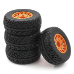 RC autorehvid 4tk Asendused 12MM 14MM 17MM ARRMA Traxxas HSP Tamiya HPI maastikus&otilde;idukile type 2 roheline