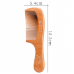 Virsikupuidust kamm juuksuri mahagonist kamm Meridiaani massaaž Antistaatiline puidust laia hambakamm puidust kamm 01