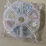 Dental screw fiber post set 200 fiber composite post quartz screw fiber post with drill