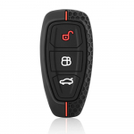 Silikoonist autov&otilde;tme korpuse korpus Ford Kuga Focus Mk3 Mk4 Mondeo Fiesta Titanium Ecosport Transit MK8 kaane kaugjuhtimispuldi tarvikud punane