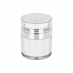 15 ml t&uuml;hi &otilde;huvaba pumbapurk, korduvt&auml;idetav kreemipurk vaakumpudeli pigistatava losjooni purgi kaasaskantava suurusega konteiner valge