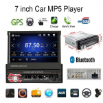 9601G auto-GPS-i navigeerimisraadio stereo stereo universaalne 7-tolline 1DIN ainult FM Bluetooth MP3 MP4 MP5 helimuusikam&auml;ngija v&otilde;rgu&uuml;henduseta kaardikaardiga without map card must
