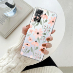 Roosa roosi&otilde;ieline lilleline l&auml;bipaistev &uuml;mbris Xiaomi Redmi Note 12 7 8 9 8t 11t 8 10 Pro 9s 10s 11 11s jaoks Mi 9a 9 9c 9t 10 10c K40 jaoks Redmi Note 11ProPlus