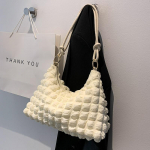 Uus kott Casual Fashion Trend &Uuml;hekordne &otilde;lakott naistele Suure mahutavusega Talvine pendelr&auml;nde riidest kott 28X 10 X 20CM beež