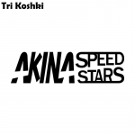 Tri Koshki KT061 Initial D Akina Speedstarsi autokleebis Vin&uuml;&uuml;lkleebised helkurkleebis auto mootorratta maasturi kaitseraual 20x5.5CM -S