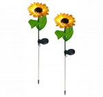 2 Packs p&auml;ikeseenergia aiavalgustid, p&auml;ikesevalgustid v&auml;listingimustes veekindlad, automaatne laadimine p&auml;evalille p&auml;ikeseenergia lillevalgustid