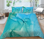 Kodune voodipesu 3D-prinditud padjap&uuml;&uuml;r ja tekikott T&auml;issuurus Mugav voodipesukomplekt, Kodutekstiil Tekikate Voodikate UK Single 135x200cm