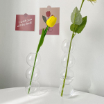 P&otilde;hjamaade elutoa kaunistus Loomingulised kerakujulised lillevaasid V&auml;ike vaas Vitraažimullklaasist vaas 3ball