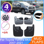 4 tk porikaitsmed Toyota Tundra XK50 2007~ jaoks, eesmine tagumine poritiib Rattakaitse porilapp Pritsmekaitsed auto stiil