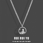 RUI RUI YU moepaar, prints Foxi ripats, isiksuse kaelakee s&otilde;brap&auml;evaks, juubeliks, kingituseks ehted None