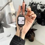 Luksuslik &otilde;huke rihm Apple Watchi 8 7 41 45 mm 6 5 4 naiste teemant roostevabast terasest k&auml;ev&otilde;ru jaoks IWatch Ultra 44 40 42 38 mm rihma jaoks 38mm 40mm 41mm h&otilde;be