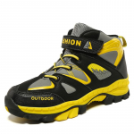 31-40 Laste suured puuvillased kingad Winter Plus Velvet v&auml;limatkajalatsid, terasest k&uuml;&uuml;nisega soojad talvejalatsid 38 must/kollane