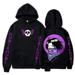 Anime Hunter X Hunter Hoodie Feitan Potoo Cosplay Pullover Mehed Naised Casaul Oversize dressipluusid T&auml;navar&otilde;ivad S must