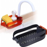 Uus 2-&uuml;hes koduvalamute organiseerija Plastikust eemaldatav rippuv kraan &auml;ravoolurest Kinnitatav hoiurest kodubaari jaoks, k&ouml;&ouml;k, vannituba