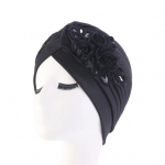 Trendikas turbanim&uuml;ts kokkut&otilde;mbumisvastane Flower All Match One Size must