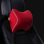 Autojuhi padi m&auml;luvahust auto nimmetugi seljapadi Pehme autoistme kaelapadi pestav auto padjapadi 1pcs black neck