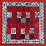 Kvaliteetsed luksuslikud siidist sallid peapael Sallid kaelasall naistele kett siidist sall naiste dekoratiivne sall 90*90cm