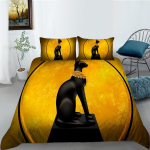 Mugav Egiptuse teemaline voodipesukomplekt 3D tekikott 2/3 osa poiste/teismeliste/meeste tuppa luksuslik pehme kodutekstiil DE 100x135cm