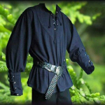 Renaissance Landlord Knight Top ilma v&ouml;&ouml;ta Keskaegne meeste cosplay kost&uuml;&uuml;m p&otilde;hjuslik s&auml;rk Pirate XXXL