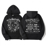 Hellstar Graafilise tr&uuml;kiga kapuuts Unisexi ja WoUnisexi s&uuml;gis/talvine Harajuku kapuutsiga dressipluus Unisexi vintage suur jope Street Wea L