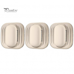 3 tk/komplekti silikoonist uksekork, mulgustamine tasuta vaigistatud kleebised ukse k&auml;epideme kaitsepadi Riistvara seinamatt Kokkup&otilde;rkevastane kleebis khaki