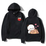 Bubu ja Dudu Hoodie Naiste Esteetiline Graafika Naljakas Kawaii Bubble Tea Hoodies Unisex Anime Harajuku Vintage Pullovers Sweats S