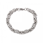 Moodne, lihtne ja isikup&auml;rastatud kaarjas s&uuml;sinikkiust magnetiga neli-&uuml;hes titaanterasest k&auml;ev&otilde;ru meestele 19CM