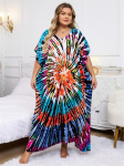 EDOLYNSA Moodsad l&otilde;dvestunud Bohemian Women rannariided Kaftan Caftan ujumistrikoo varjatud majakleit t&auml;isv&auml;rviline puhkuse Boho peokomplekt Q1464 One Size mitmev&auml;rviline