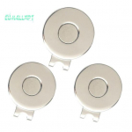 3 tk magnetilised golfim&uuml;tsi klambrid &ndash; roostekindlad, korrosioonikindlad, kaasaskantavad nikeldatud sulamist klambrid, metallist golfipalli markerid 3pcs