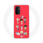 &Uuml;mbris Oppo A74 5G BTS TinyTAN Animation BT21 plakati jaoks