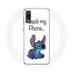 &Uuml;mbris Samsung Galaxy A02 Lilo jaoks ja Stitch armas valge taust