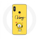 Xiaomi Redmi Note 5 Pro BTS Bangtan Boys BT21 Chimmy Jimin &uuml;mbris, kollane taust