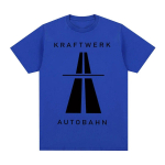 Kraftwerk Autobahn Muusika Vintage T-s&auml;rk Elektrooniline S&uuml;ntesaator Uus! Krautrock Puuvillane Unisex T-s&auml;rk Uus T-s&auml;rk Naiste Topid L