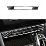 Car Central Control Button Decoration Cover Trim Sticker Carbon fiber for BMW E84 X1 2011-2015 Auto Interior Accessories