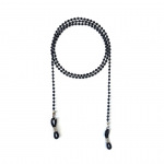 Mask rippuv n&ouml;&ouml;r mask kaotsiminekuvastane kaelapael helmestega kaelakee prillide hoidja maski kett 65 cm * 0.24 cm kohv