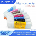 T&uuml;hjad korduvt&auml;idetavad tindikassetid jaoks EPSON Stylus pro 7800 7880 9800 9880 7450 7400 9400 7400 9450 Printer T6041-T6047 T604 LM