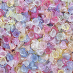 20/40/60 tk 14,3*10mm DIY k&auml;ev&otilde;rud Morning Glory lahtised helmed akr&uuml;&uuml;list tarvikud ehete valmistamine kaelakee 20Pcs