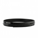 South African Crocodile Leather Men's Belt Belt Automatic Belt without Belt Buckle Black Coffee Color 105cm