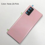 Samsung Galaxy Note 20 Ultra Note 20 tagaklaas, akukate, tagaukse korpus koos kaameraobjektiiviga Note 20-Pink
