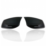 Tahavaatepeegli kattekork s&uuml;sinikkiust / must BMW 5. seeria E60 E61 E63 E64 2004-2008 520i 525i 528i 528xi 530i jaoks Black One Pair