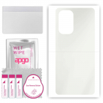 apgo MATTE Protective Skin Sticker for the back compatible with Ulefone Note 13P, Wrap Film, Hydrogel Film, Flexible, Soft TPU with positioning layer