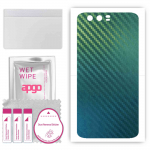 apgo Protective Skin Sticker for the back compatible with Honor 9, Wrap Film, Foil, Vinyl - Pattern Carbon Chameleon CAKA1