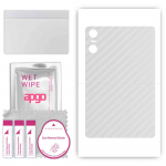 apgo Protective Skin Sticker for the back compatible with Umidigi A13 Tab, Wrap Film, Foil, Vinyl - Pattern Transparent Carbon