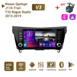 9 autoraadio 2+32GB Nissan Qashqai J11 X-Trail T32 Rogue Duelist 2013-2019 WIFI 2 DIN-Android Auto-Carplay-Gps jaoks